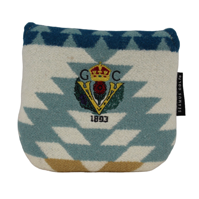 Seamus Pendleton Mallet Putter Cover - Rancho Arroyo Aqua
