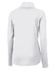 Cutter & Buck Adapt Eco Knit Stretch Recycled Womens Half Zip Pullover - White