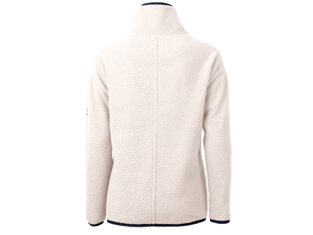 Cutter & Buck Cascade Eco Sherpa Womens Fleece Pullover Jacket - White