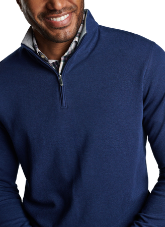 Peter Millar Crown Comfort Pullover - Navy