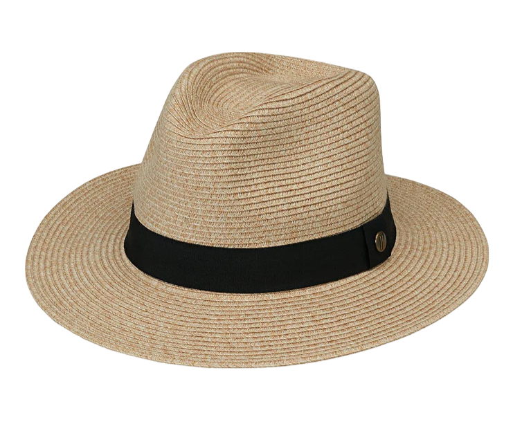 Wallaroo Palm Beach Fedora Sun Hat - Beige