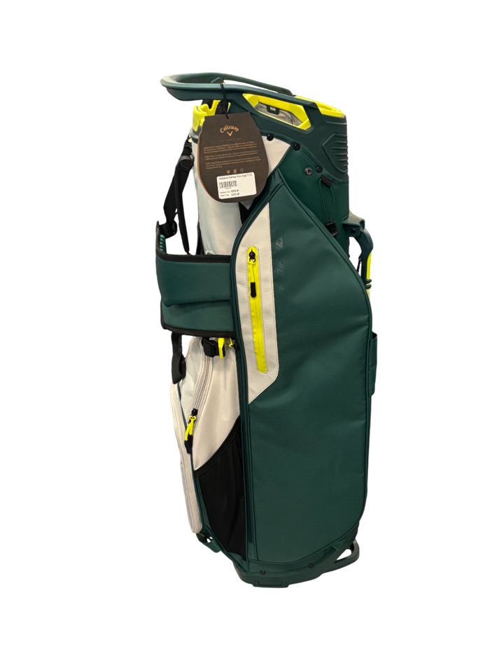 Callaway Fairway+ Stand Bag - Silver/Forest/Floral Yellow
