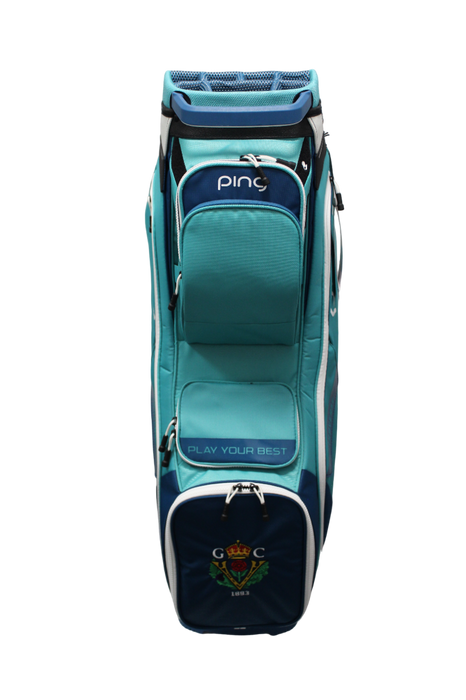PING Traverse Cart Bag - Teal/Moroccan Blue/White