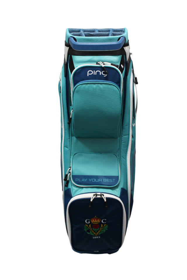 PING Traverse Cart Bag - Teal/Moroccan Blue/White