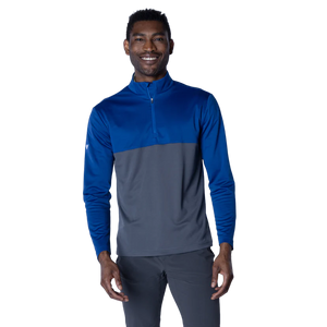 Levelwear Pursue Active Midlayer - Royal/Charcoal
