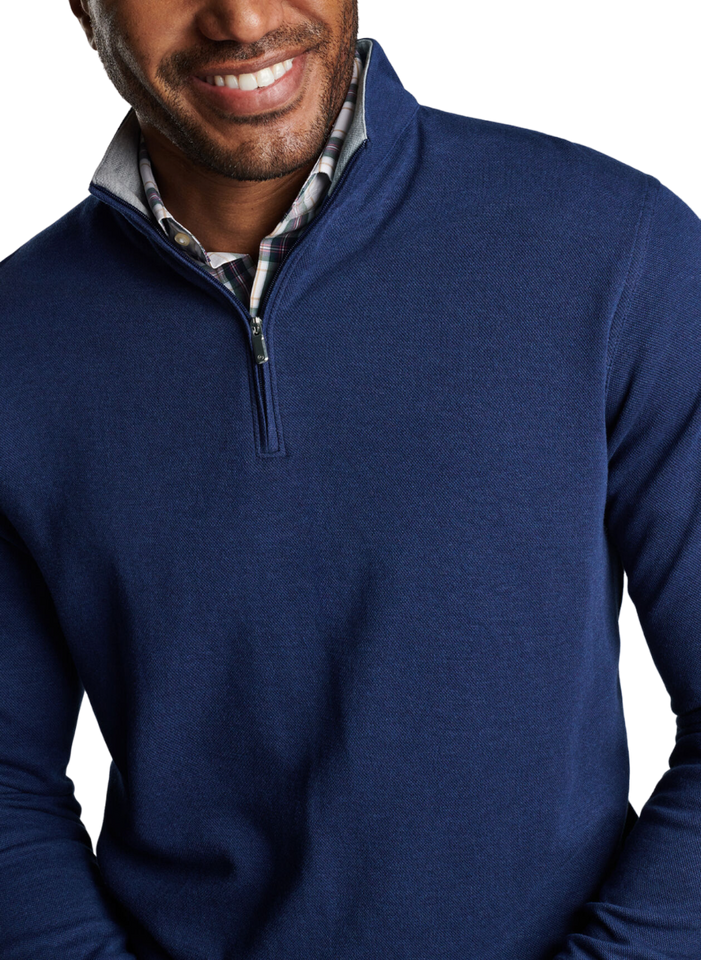 Peter Millar Crown Comfort Pullover - Navy