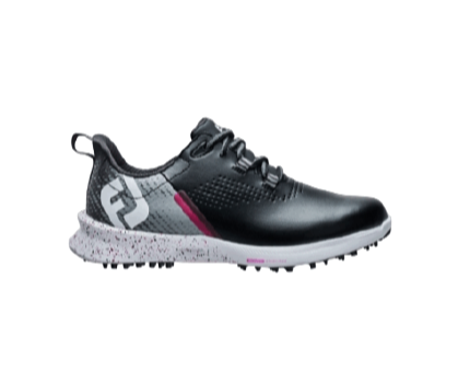 FootJoy Women's Fuel Spikeless Shoe - Black/Grey/Pink