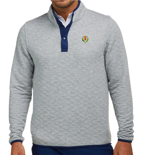 Holderness & Bourne Sullivan Quarter Snap - Grey/Navy