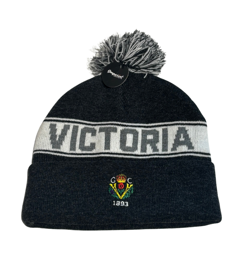 Imperial Pom Beanie - Charcoal