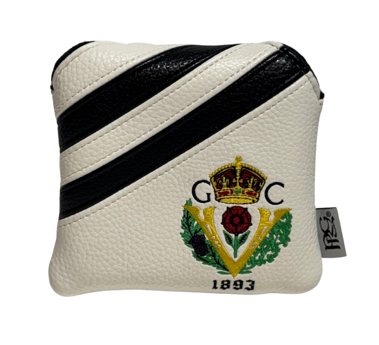 PRG Stripe Mallet Putter Cover - White/Black