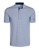 Greyson Saranac Polo - White/Dark Blue