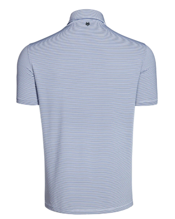 Greyson Saranac Polo - White/Dark Blue