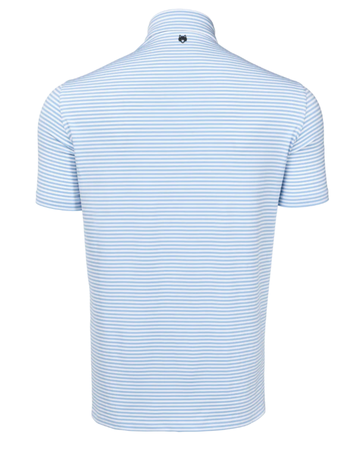 Greyson Quogue Polo - White/Light Blue