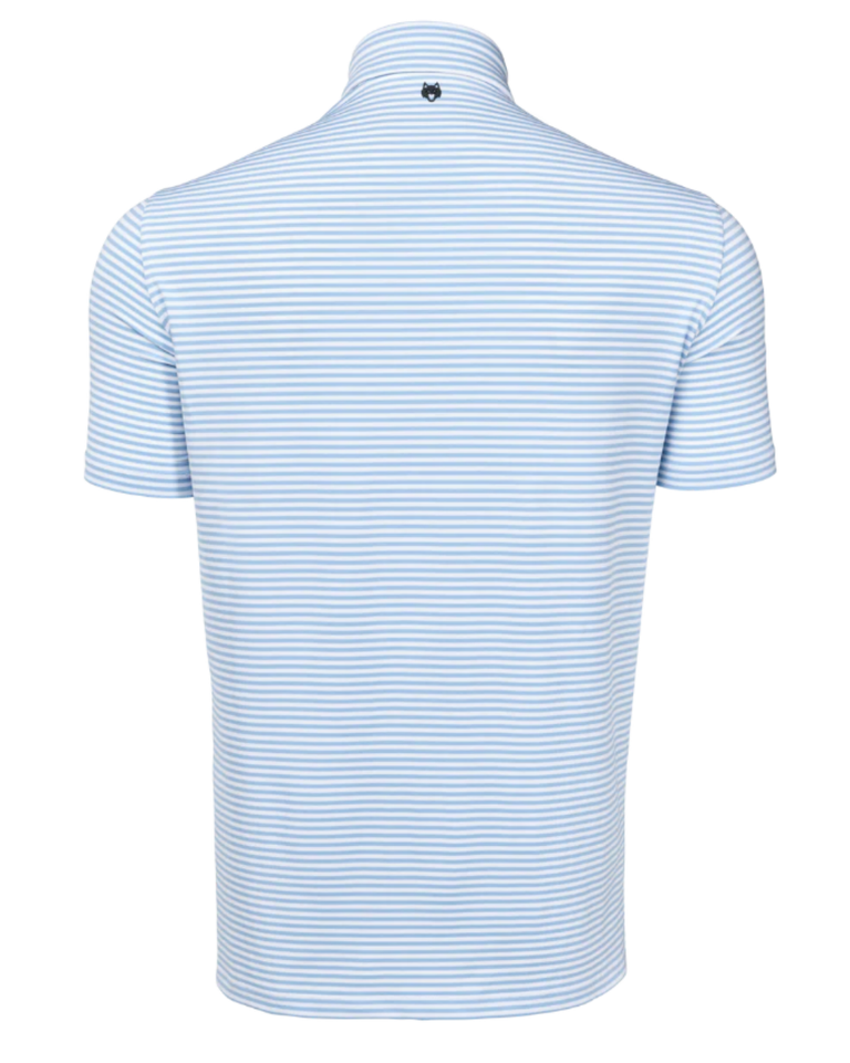 Greyson Quogue Polo - White/Light Blue