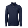 Cutter & Buck Adapt Eco Knit Stretch Recycled Mens Quarter Zip Pullover - Navy
