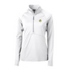Cutter & Buck Adapt Eco Knit Stretch Recycled Womens Half Zip Pullover - White