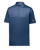 FootJoy Painted Floral Lisle Polo - Navy