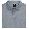 FootJoy Painted Floral Lisle Polo - Grey