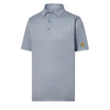 FootJoy Painted Floral Lisle Polo - Grey