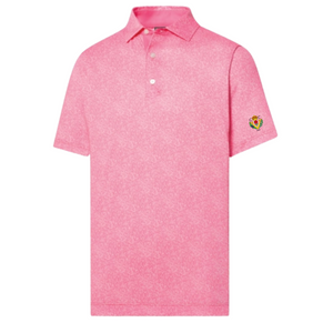 FootJoy Speckle Print Polo - Pink Lemonade