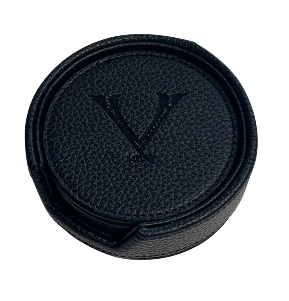 PRG Leather Coaster Set