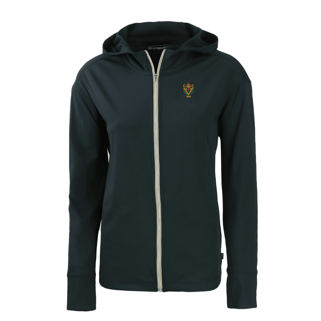 Cutter & Buck Daybreak Eco Recycled Womens Full Zip Hoodie - Black